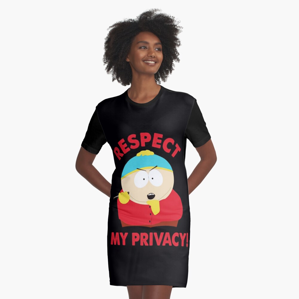 Respect my privacy! South park!Cartman! Graphic T-Shirt for Sale by Артём  Демидов