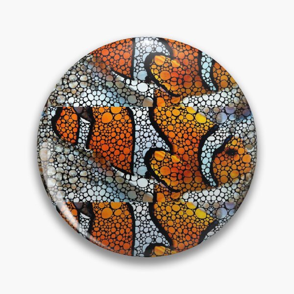 Item preview, Stone Rock'd Clown Fish by Sharon Cummings designed and sold by Sharon Cummings Art.