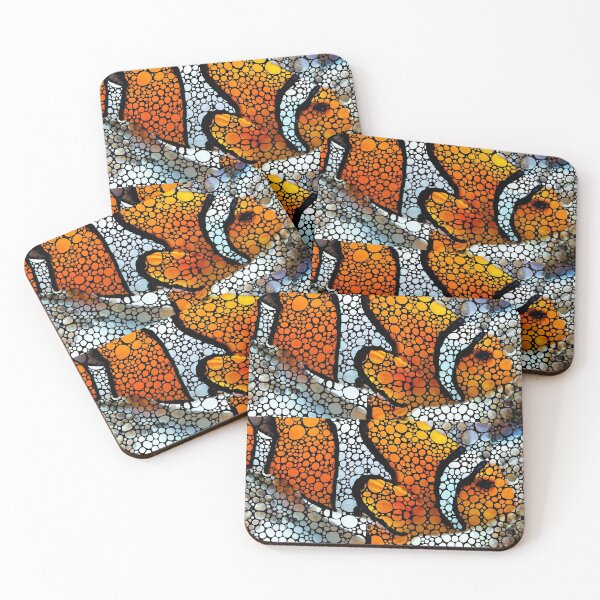 Item preview, Stone Rock'd Clown Fish by Sharon Cummings designed and sold by Sharon Cummings Art.