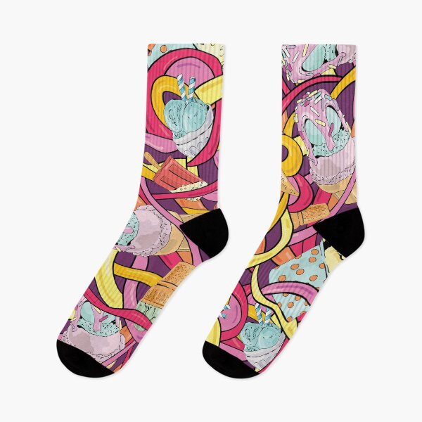 Item preview, Abstract Ice Cream Pattern designed and sold by AnastasiaDesign.