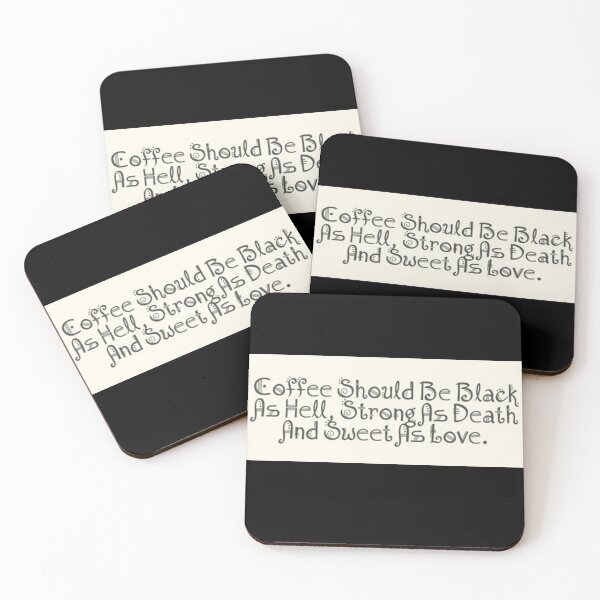 Item preview, Coffee should be black as hell designed and sold by Danielana.