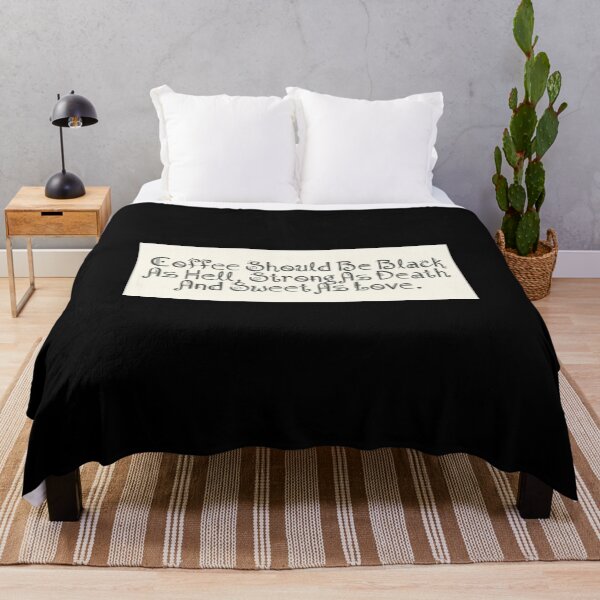 Item preview, Coffee should be black as hell designed and sold by Danielana.