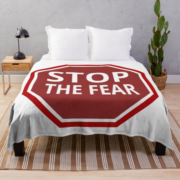 Item preview, Stop the fear sign (on a light bg) designed and sold by tuzlay.