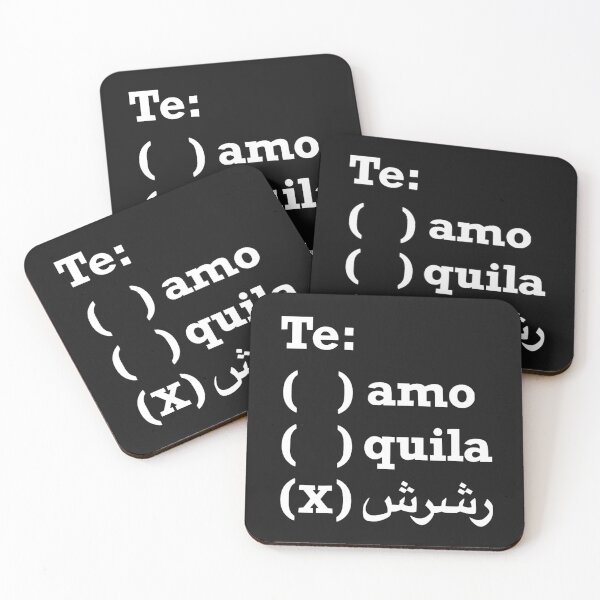 Item preview, Te Amo, tequila, Te RashRash designed and sold by Bododobird.