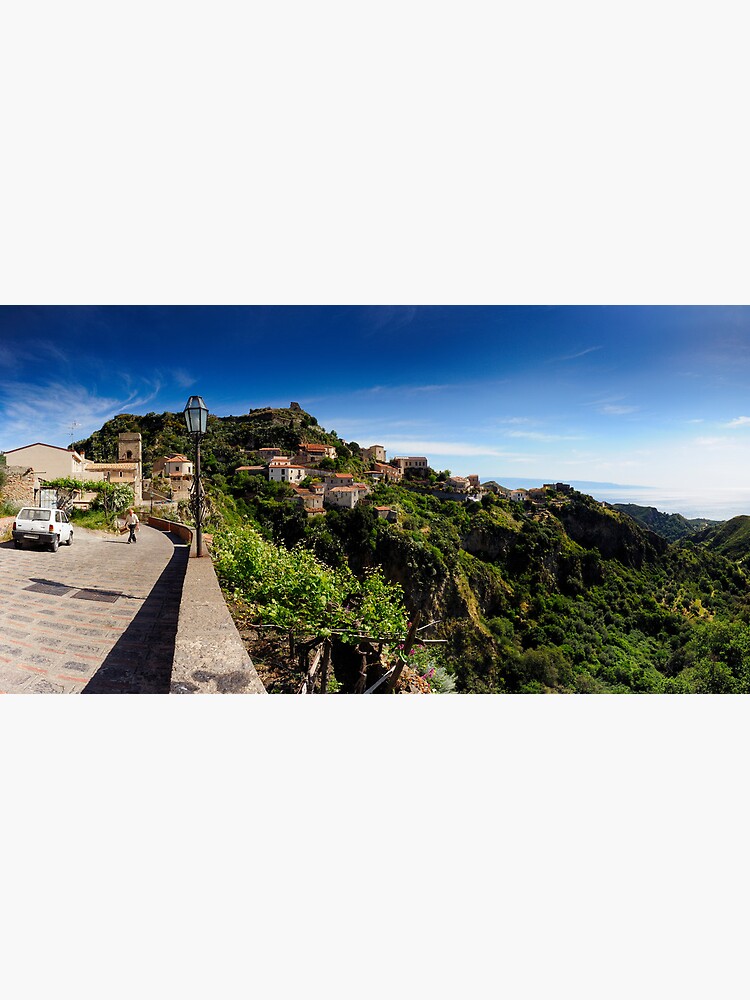 Thumbnail 3 of 3, Art Print, Savoca, Sicily designed and sold by sjbowen.
