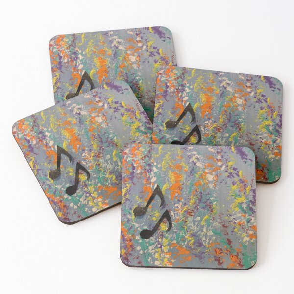 Item preview, Purple and Orange with Musical Notes designed and sold by Cmrowe.