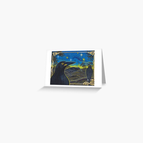 Currawongs Greeting Card