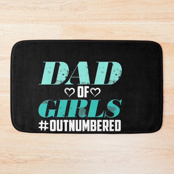 Item preview, Dad Of Girls Outnumbered:: Funny Humorous Sayings For Father's Day Gifts Idea designed and sold by cutitoutsir.