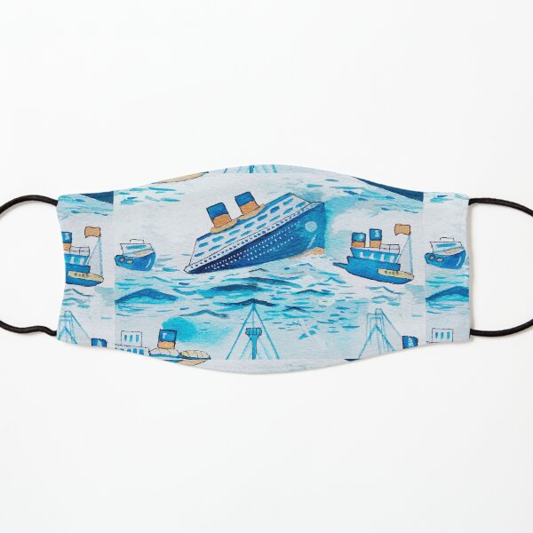 Ferry boats scrub cap Kids Mask