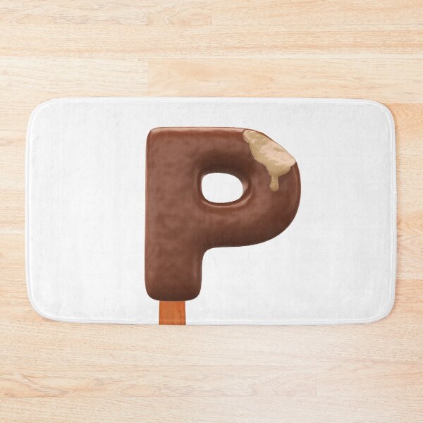 Item preview, P Ice Cream P Letter 3d Alphabet Chocolate designed and sold by HelloFromAja.