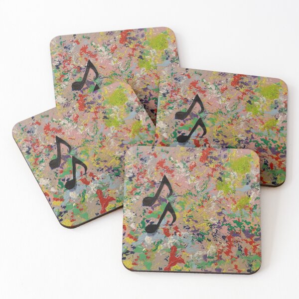 Item preview, Multicolor rosa con notas musicales designed and sold by Cmrowe.