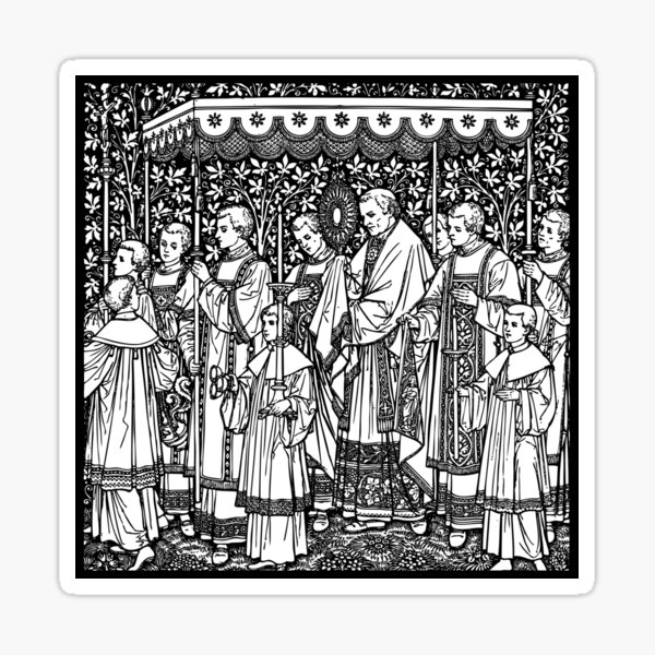 Eucharistic Procession Sticker