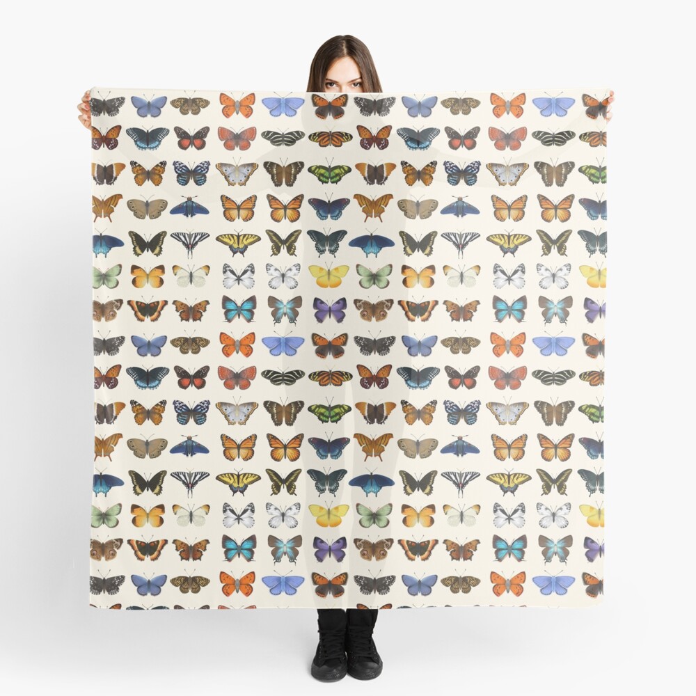 Butterflies of North America Scarf
