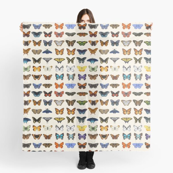 Butterflies of North America Scarf
