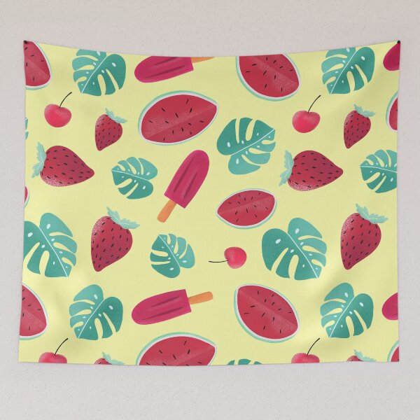 Item preview, Fruits and Plants Summer Pattern designed and sold by LADYGOODMOOD.