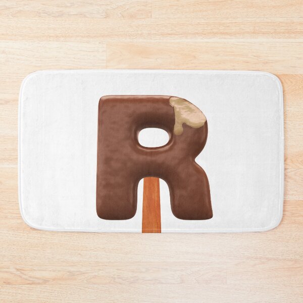 Item preview, R Ice Cream R Letter 3d Alphabet Chocolate designed and sold by HelloFromAja.