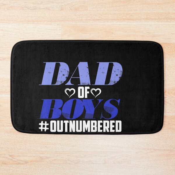 Item preview, Dad Of Boys Outnumbered:: Funny Humorous Sayings For Father's Day Gifts Idea designed and sold by cutitoutsir.