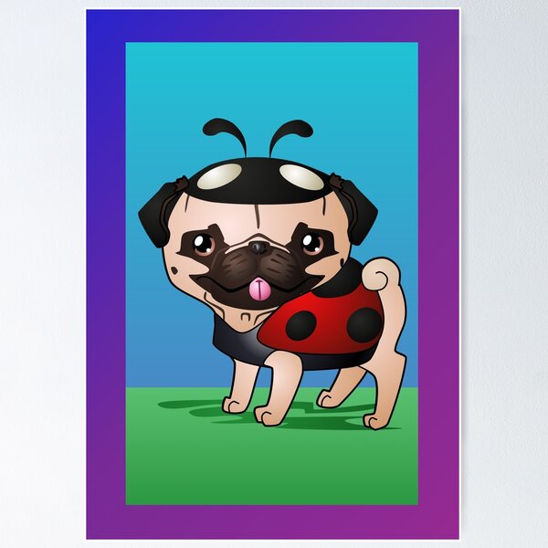Item preview, Ladypug designed and sold by Lyddie Doodles.