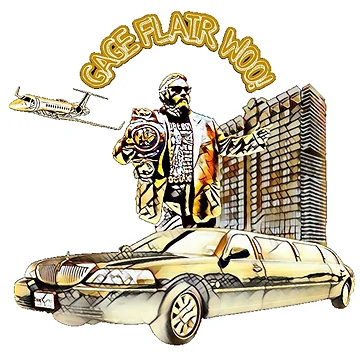 Artwork thumbnail, Gage Flair “Limousine Ridin, Jet Flyin” Merchandise. by Tennessee Backyard Wrestling