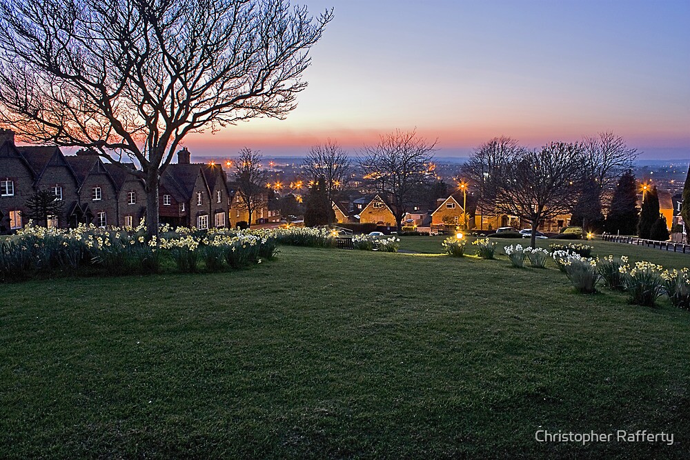 "Prospect Square Westbury long exposure night view" by Christopher