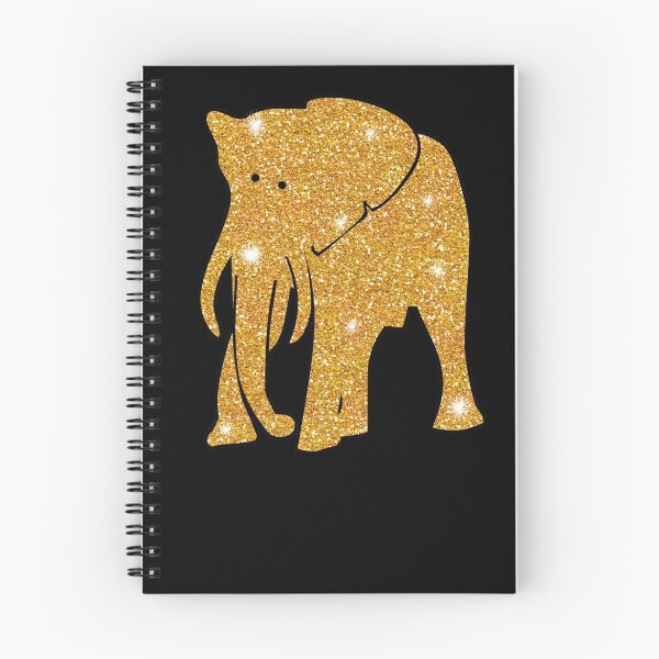 Item preview, Elephant in Sparkly Gold Faux Glitter designed and sold by Greenbaby.