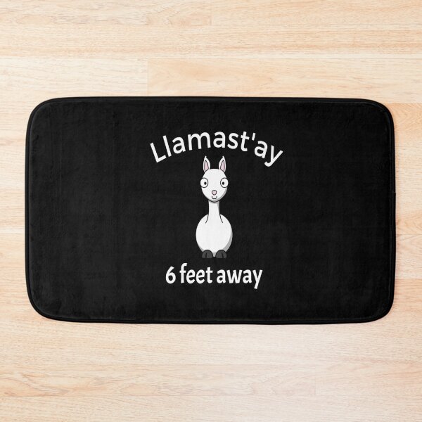 Item preview, Social Distancing 6 Feet Away Llamastay Yoga Tee Llama Social Distancing Gift Sarcastic Quarantine Humour Quote Apparel llamast'ay designed and sold by Chamssou.