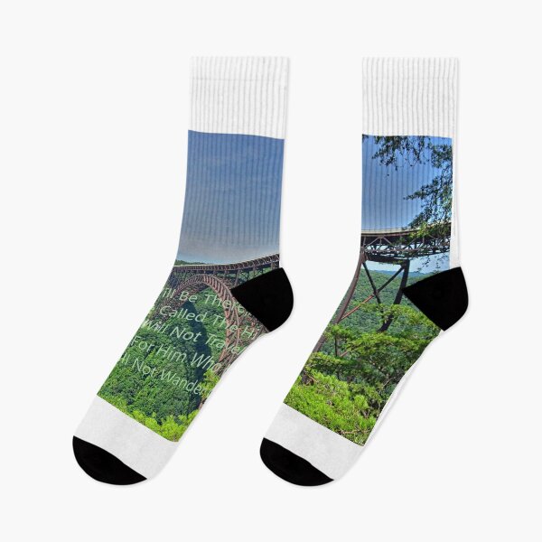 Item preview, Isaiah 35 8 New River Gorge Bridge West Virginia designed and sold by LisaWootenPhoto.
