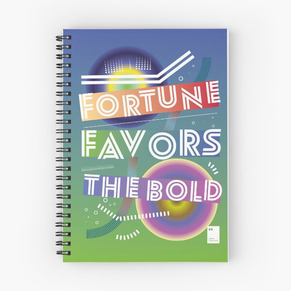 Item preview, Fortune favors the bold designed and sold by quotesonposters.