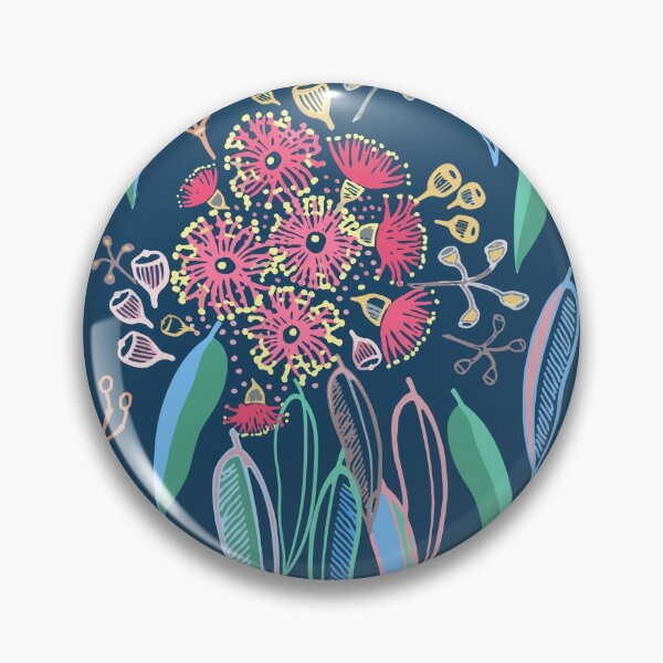 Item preview, Gum Flowers on Blue designed and sold by illaberekdesign.