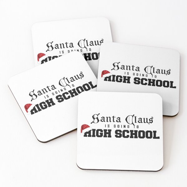 Item preview, Santa claus is going to high school logo - white bg designed and sold by loesidk.