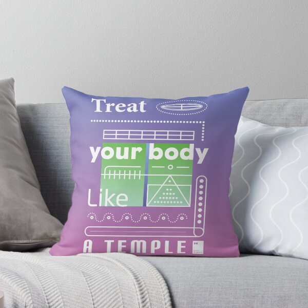 Item preview, Treat your body like a temple designed and sold by quotesonposters.