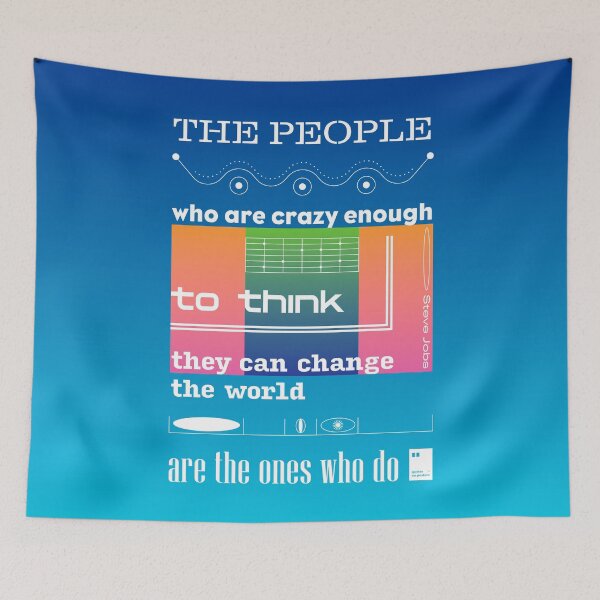 Item preview, The people who are crazy enough to think they can change the world are the ones who do designed and sold by quotesonposters.