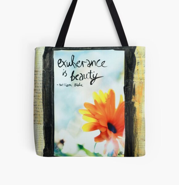 Exuberance is beauty All Over Print Tote Bag