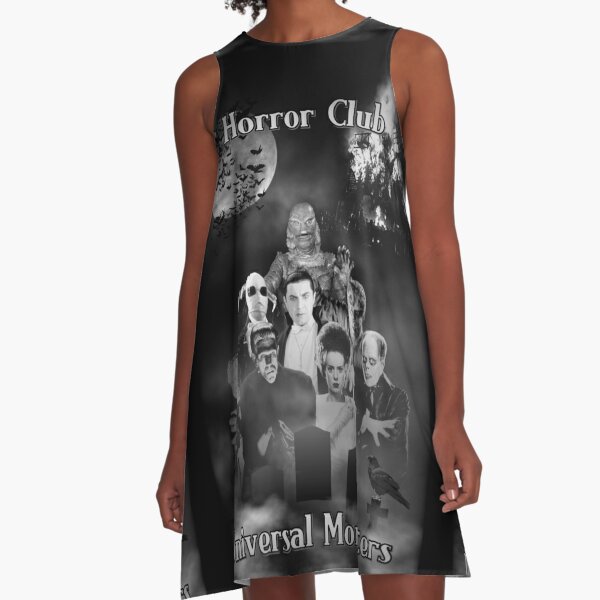 Horror Club - Universal Monsters. A-Line Dress