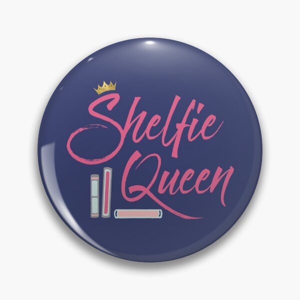 Item preview, Booklover Shelfie Queen designed and sold by Bookish and Wonderful.