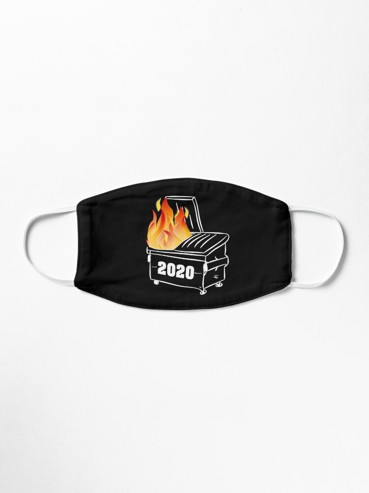 "2020 Dumpster Fire 2020 Meme" Mask by Elhafdaoui | Redbubble