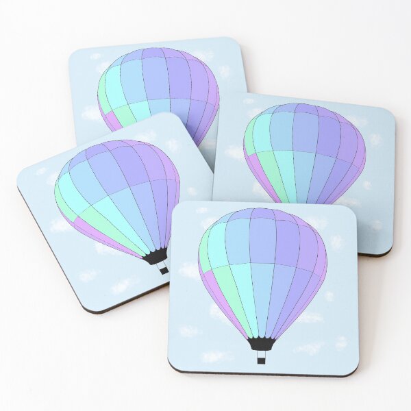Item preview, Cool Colored Hot Air Balloon designed and sold by Sunflower-Farms.