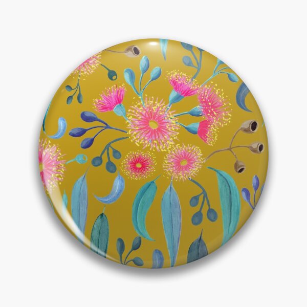 Artikelvorschau, Gummiblumen auf Senf entworfen und verkauft von illaberekdesign.
