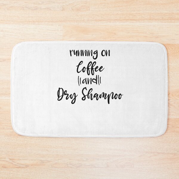 Item preview, Running on Coffee and Dry Shampoo, Funny Graphic Tee, Coffee Shirt, Bella Canvas, Trendy Tees, Cute Women's Tees designed and sold by Noussairox.