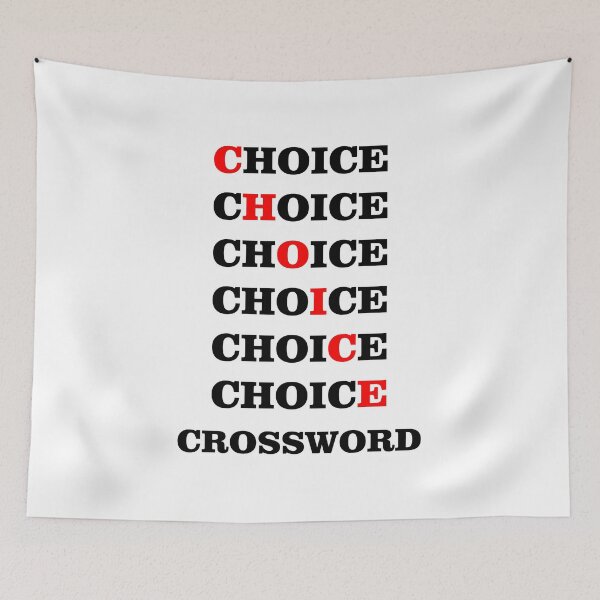 Item preview, Choice crossword clue  designed and sold by SGS-.