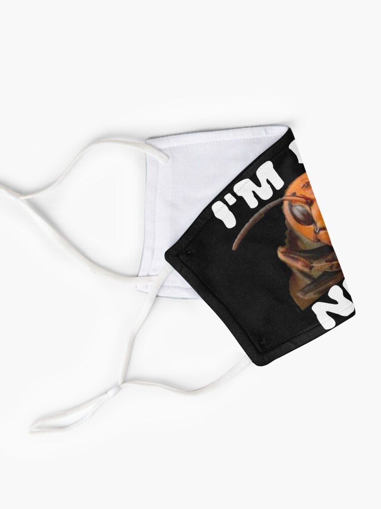 Alternate view of I'm up Next Design Murdering Hornet Mask