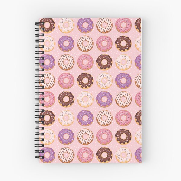 Item preview, Pink Iced Donuts With Sprinkles Pattern designed and sold by CyanSkyDesign.