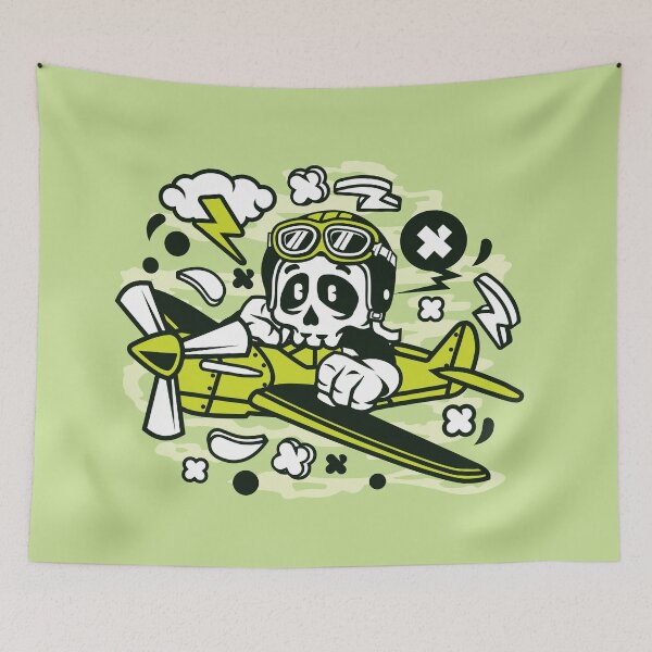 Item preview, Skull Pilot designed and sold by Nickelparis.