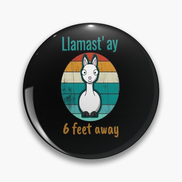 Item preview, Social Distancing 6 Feet Away Llamastay Yoga Tee Llama Social Distancing Gift Sarcastic Quarantine Humour Quote Apparel vintage idea design llamast'ay designed and sold by Chamssou.
