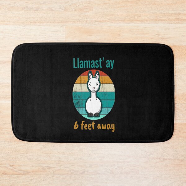 Item preview, Social Distancing 6 Feet Away Llamastay Yoga Tee Llama Social Distancing Gift Sarcastic Quarantine Humour Quote Apparel vintage idea design llamast'ay designed and sold by Chamssou.