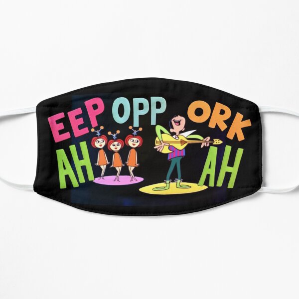 EEP OP ORK AH AH JETSONS FAN ART BY NICHEPRINTSNYC Mask