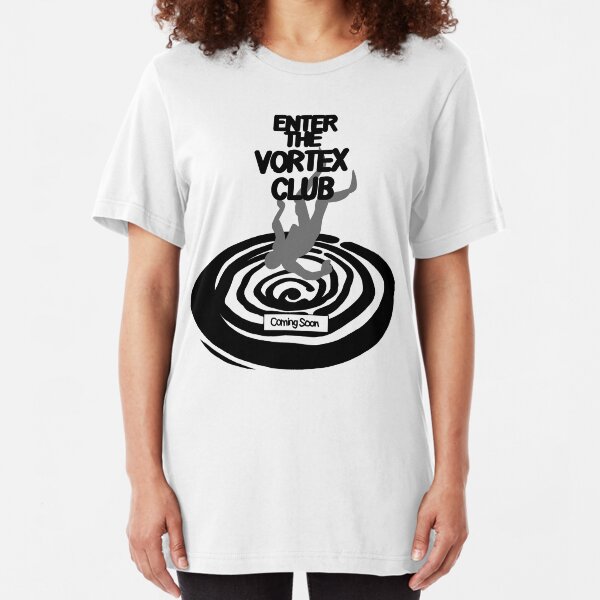 Enter The Vortex Club (High Res) Slim Fit T-Shirt