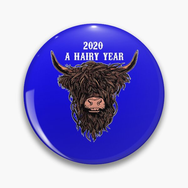 Item preview, 2020 hairy year, hairdresser crisis, beef, highland cow, cow FUN designed and sold by mickystyle.