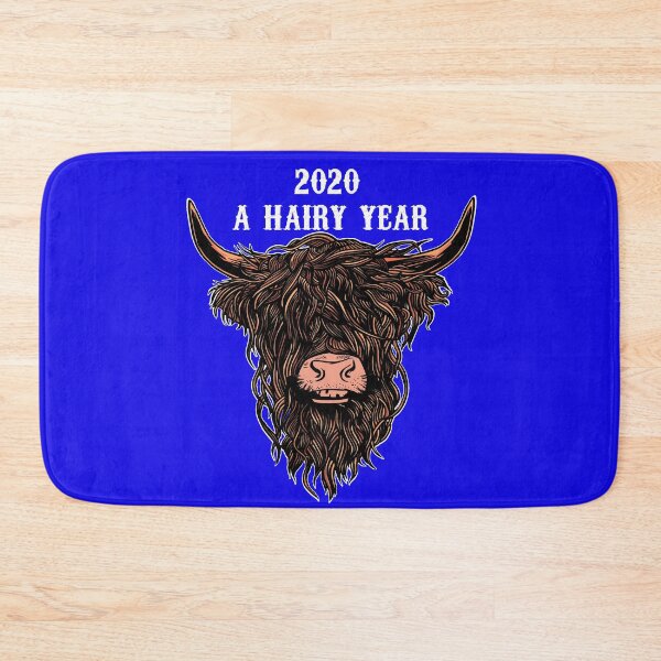 Item preview, 2020 hairy year, hairdresser crisis, beef, highland cow, cow FUN designed and sold by mickystyle.