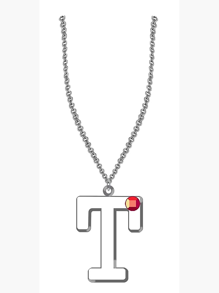 T as in Troy Necklace - Etsy